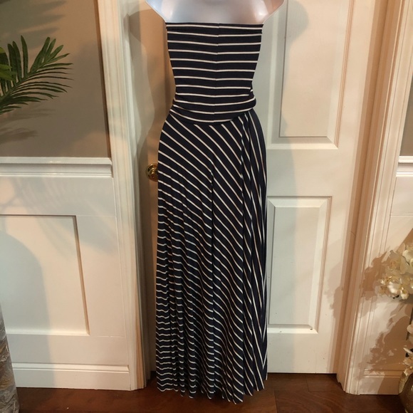 Striped Maxi dress / maxi skirt 2 in 1 size S - Picture 6 of 11